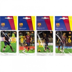 FC BARCELONA - Odświeżacze powietrza z wizerunkami piłkarzy i ich autografami-100837