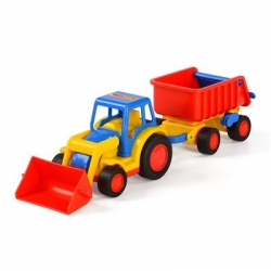 "Basics"traktor ładow.z przyczepą-100848