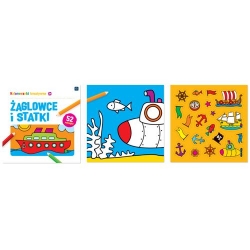 KOLOROWANKA 21X21 RAZ DWA TRZY-101223