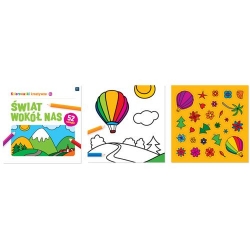 KOLOROWANKA 21X21 RAZ DWA TRZY-101225