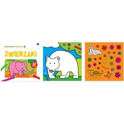 KOLOROWANKA 21X21 RAZ DWA TRZY-101226