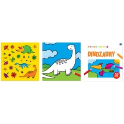 KOLOROWANKA 21X21 RAZ DWA TRZY-101227