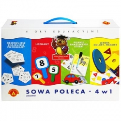 SOWA MĄDRA GŁOWA POLECA 4W1 ZESTAW D-103017