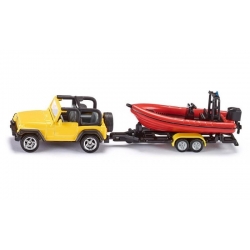SIKU Jeep z Łodzią 1658-104737